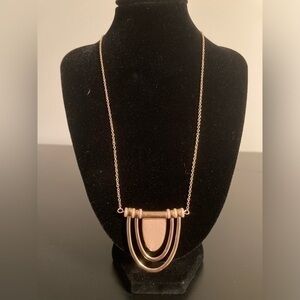 Macy’s golden and cream necklace. Reversible.
